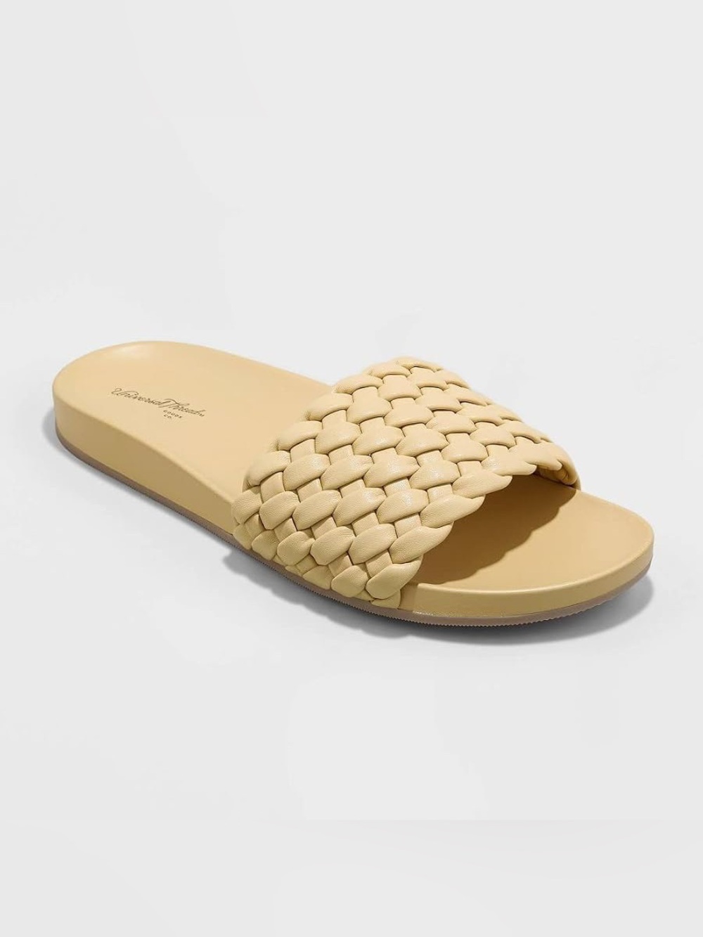 Universal Thread Polly Woven Slide Sandals Yellow